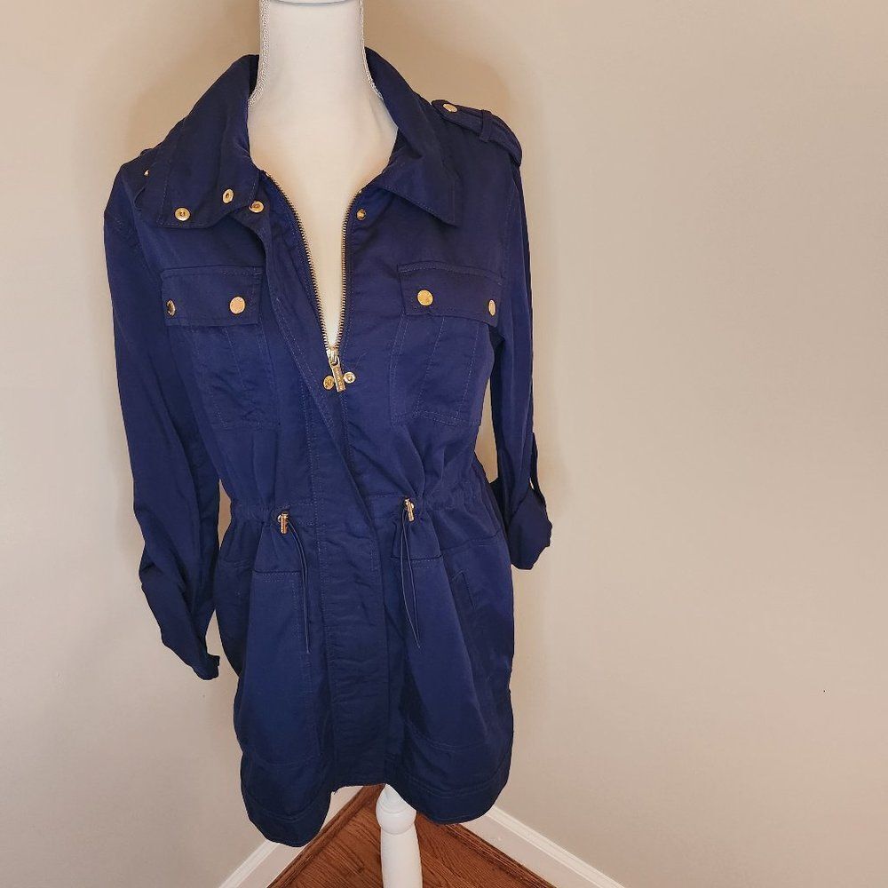 MIchael Kors Navy Blue Utility Jacket